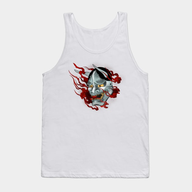 Hannya mask Tank Top by Blacklinesw9